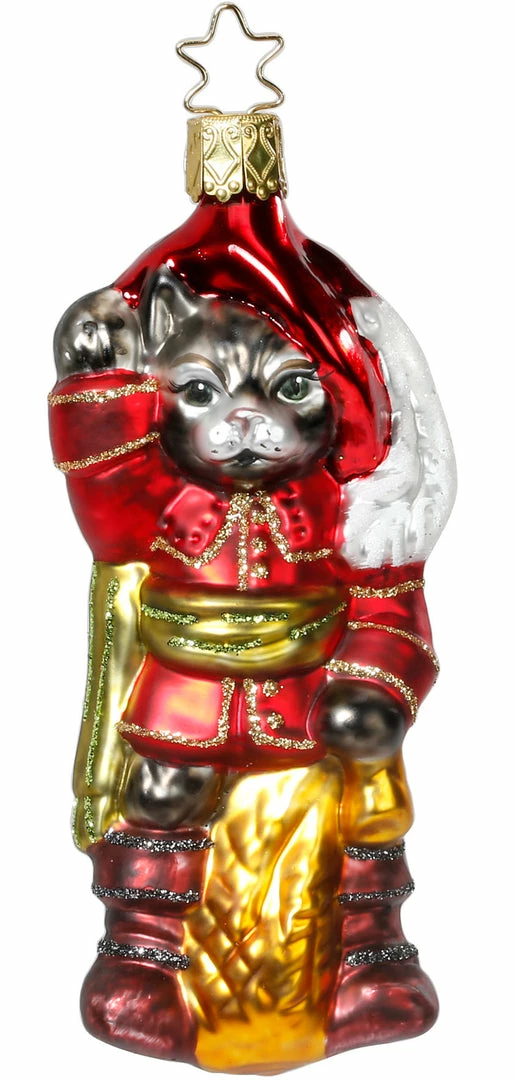 Inge Glass Puss'n' Boots Ornament Christmas 3 Inge Glass Puss'n' Boots Ornament Christmas