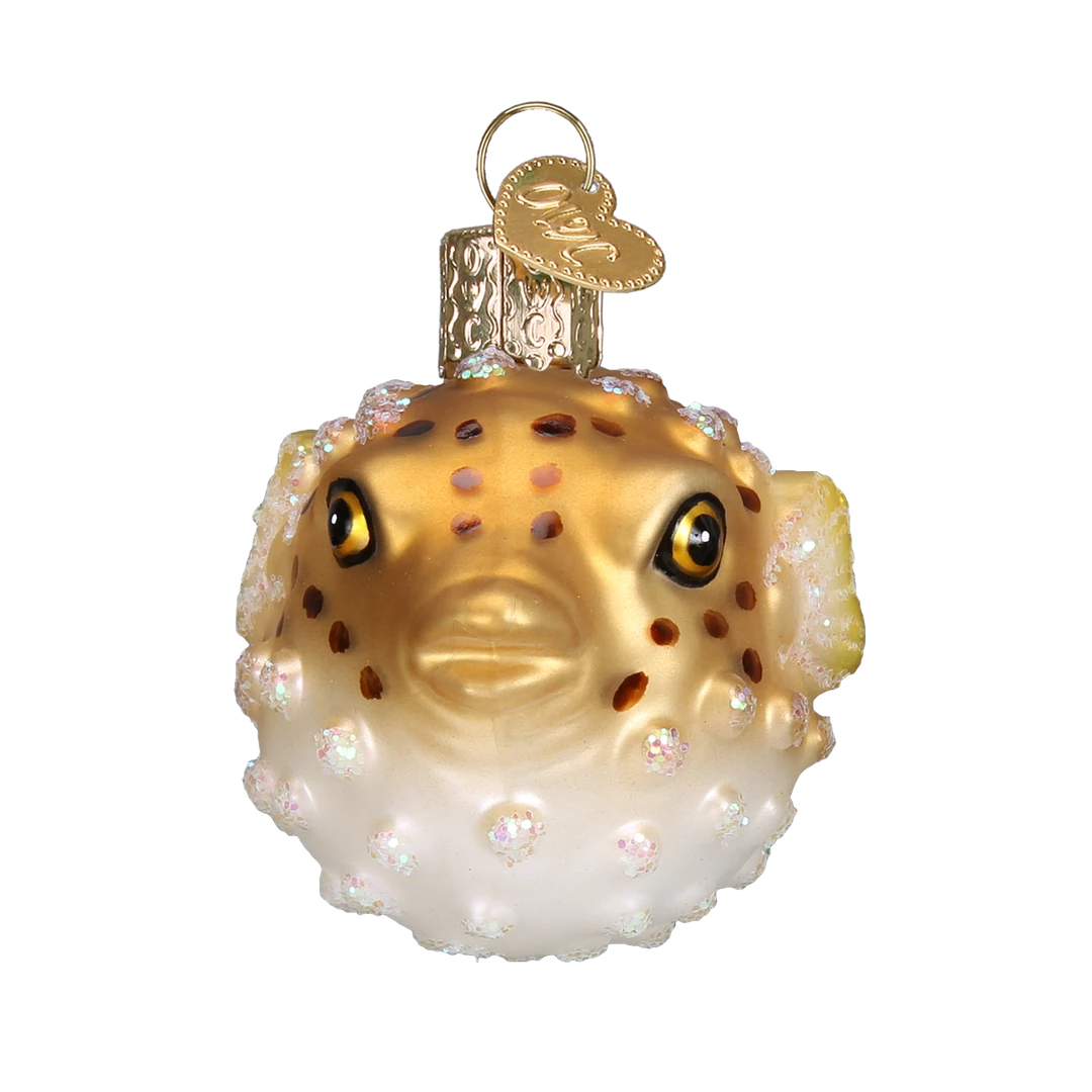 Old World Christmas Pufferfish Ornament 4 Old World Christmas Pufferfish Ornament