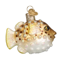 Old World Christmas Pufferfish Ornament 7 Old World Christmas Pufferfish Ornament