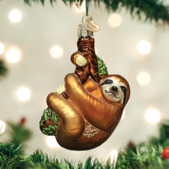 Old World Christmas Sammy The Sloth Ornament