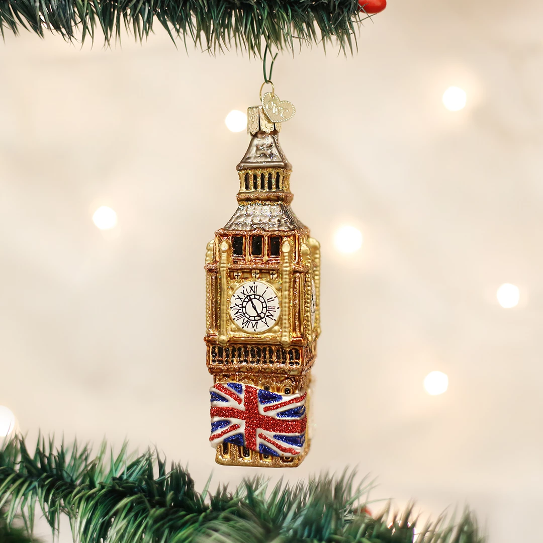 Old World Christmas Big Ben Ornament 3 Old World Christmas Big Ben Ornament