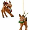 Katherine's Collection Retro Christmas Reindeer Ornaments
