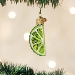 Old World Christmas Lime Slice Ornament