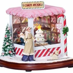 Roman Christmas Music Boxes Christmas Candy Shop Music Box