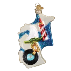 Old World Christmas State Of Michigan Ornament