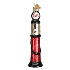 Old World Christmas Retro Cylinder Gas Pump Ornament