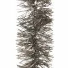 ShiShi Christmas Antiqued Silver Tinsel Garland