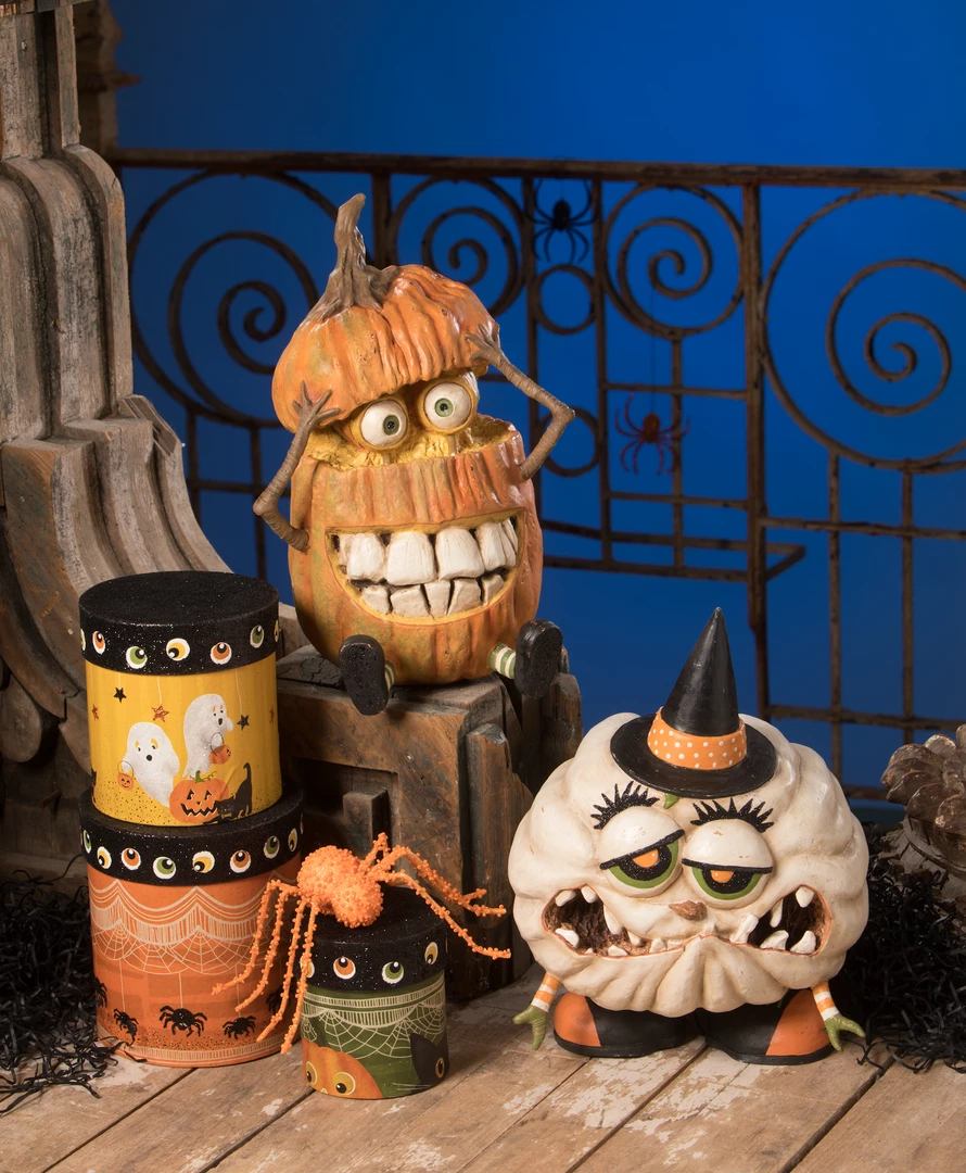 Bethany Lowe Monster Pumpkin With Googly Eyes 5 Bethany Lowe Monster Pumpkin With Googly Eyes