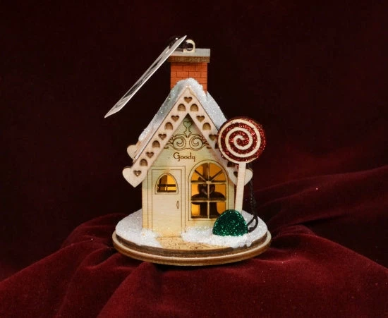 Ginger Cottages Good Goody Gumdrop Shoppe Balsa Wood Ornament Christmas 3 Ginger Cottages Good Goody Gumdrop Shoppe Balsa Wood Ornament Christmas