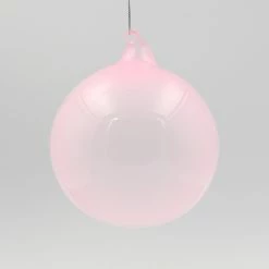 Winward Jim Marvin Pink Candy Bubblegum Glass Ornaments, 120mm