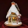 Ginger Cottages Santas Workshop Balsa Wood Ornament Christmas