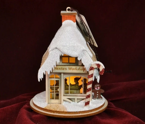 Ginger Cottages Santas Workshop Balsa Wood Ornament Christmas 3 Ginger Cottages Santas Workshop Balsa Wood Ornament Christmas