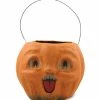 Bethany Lowe Happy Vintage Pumpkin Bucket