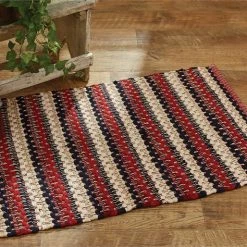Park Designs Americana Rag Rug New!