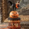 Bethany Lowe Halloween Party Cat On Box Container 1 Bethany Lowe Halloween Party Cat On Box Container