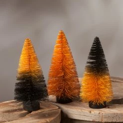 Bethany Lowe Magic Ombre Mini Bottle Brush Trees