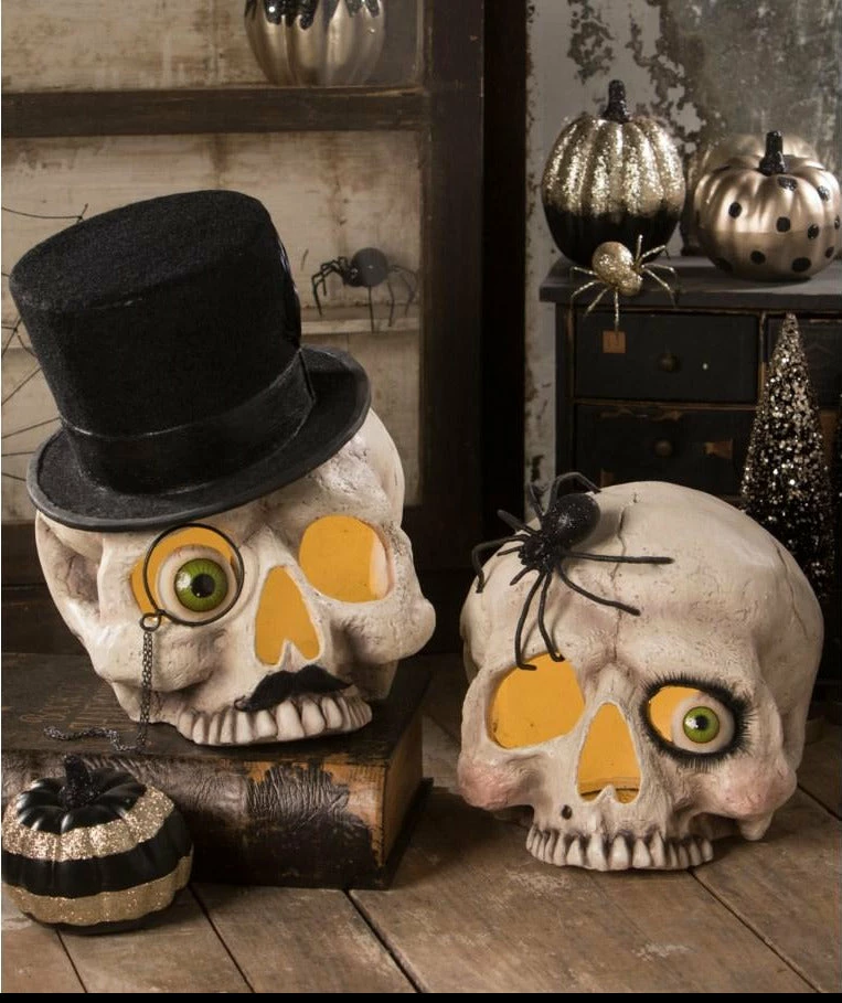 Bethany Lowe New! Miss Skeleton Skull 4 Bethany Lowe New! Miss Skeleton Skull