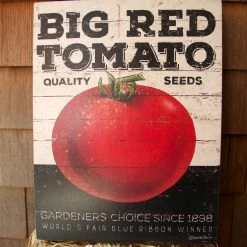 Primitives By Kathy 4th Of July Big Red Tomato Sign