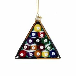 Kurt Adler Christmas Billiard Ball Ornament