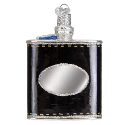 Old World Christmas Flask Ornament