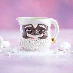 Glitterville Black Papa Noel Pitcher