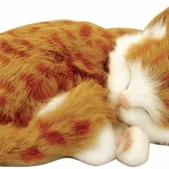 TheHolidayBarn.com Breathing Orange Tabby Cat