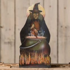 Bethany Lowe Bubble Bubble Toil & Trouble Witch Dummy Board