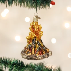 Old World Christmas Campfire Ornament