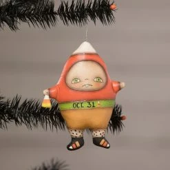 Bethany Lowe Candy Corn Carl Ornament