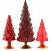 Cody Foster New! Candy Red Glass Trees