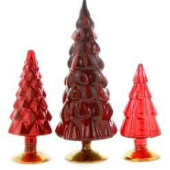 Cody Foster New! Candy Red Glass Trees