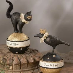 Bethany Lowe Cat & Crow Of The Night Containers