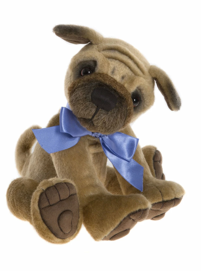 Charlie Bears New! Biscuit Pug Puppy Dog Stuffed Animal 3 Charlie Bears New! Biscuit Pug Puppy Dog Stuffed Animal