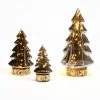 One Hundred 80 Degrees Christmas Miracle Glass Trees With Lights New!