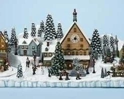 The Holiday Barn Christmas Village Mantlescape