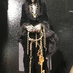 Katherine's Collection Dungeon Skeleton Ledge Sitter New!