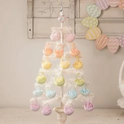 Bethany Lowe Lavender Cracked Egg Ornament New!