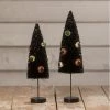 Bethany Lowe Eerie Eyeball Bottle Brush Trees New!