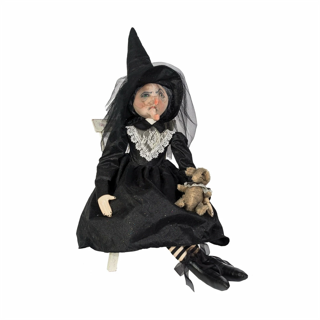 Joe Spencer Elenora Witch With Rat Doll 4 Joe Spencer Elenora Witch With Rat Doll