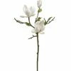 TheHolidayBarn.com Faux Magnolia Branch With Flowers, Set Of 3 New! 2 TheHolidayBarn.com Faux Magnolia Branch With Flowers, Set Of 3 New!