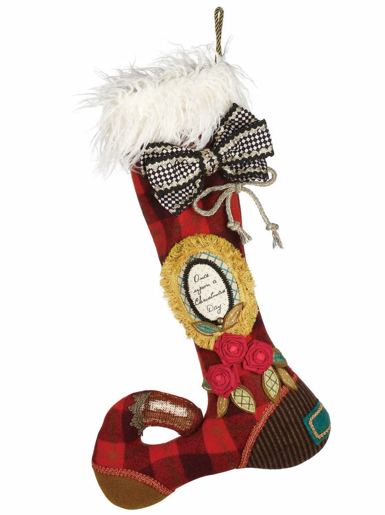 TheHolidayBarn.com Floria Stocking Accent Pillow 3 TheHolidayBarn.com Floria Stocking Accent Pillow