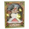 Raz New! Flying Santa Lighted Shadowbox