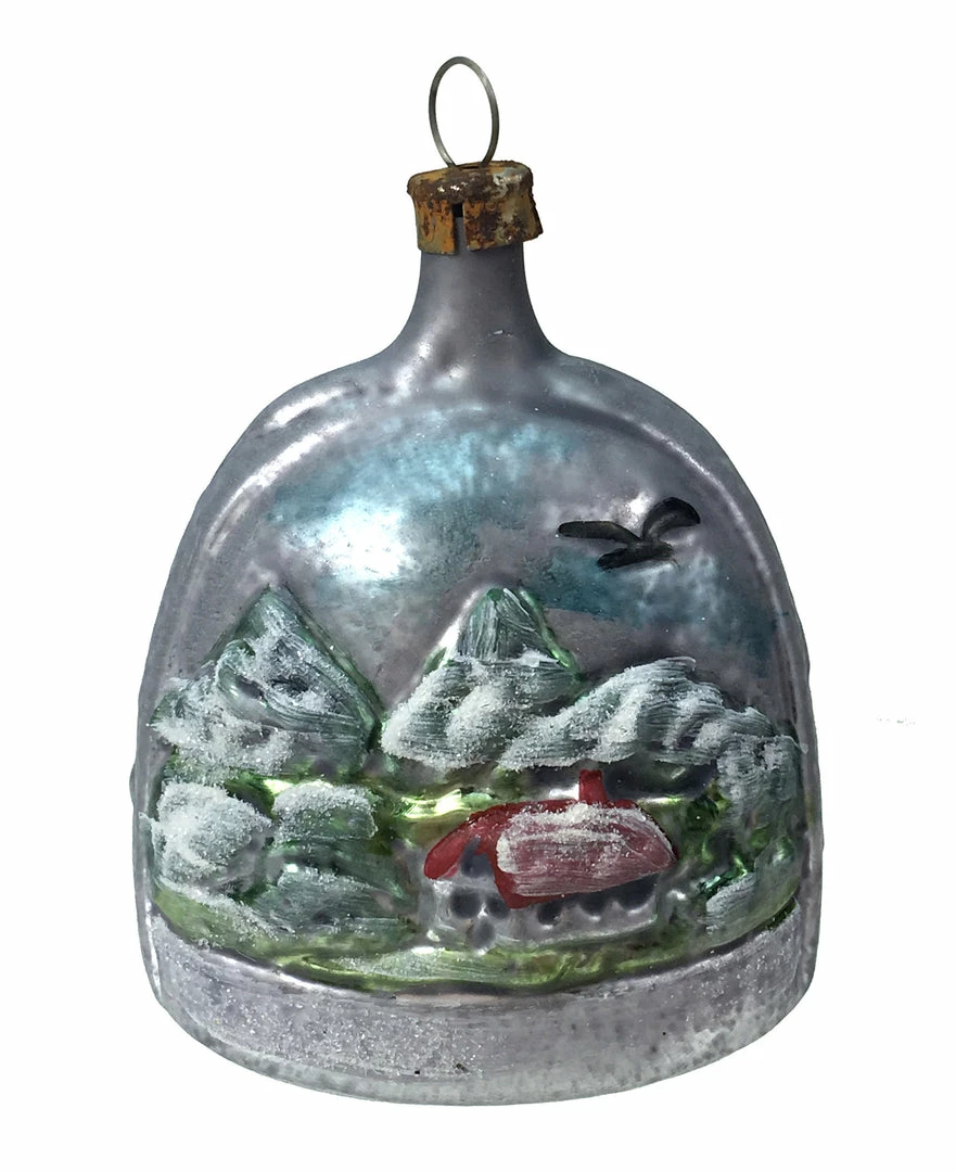 Nostalgie Christbaumschmuck Christmas Vintage Patina Winter Bell Ornament 3 Nostalgie Christbaumschmuck Christmas Vintage Patina Winter Bell Ornament