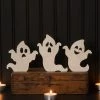 Bethany Lowe Ghoulish Ghost Silhouettes With White Glitter New! 1 Bethany Lowe Ghoulish Ghost Silhouettes With White Glitter New!