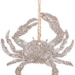 Midwest-CBK Glittered Crab Silhouette Ornament