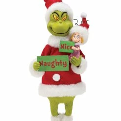 Enesco New! Grinch Figurine, Naughty Or Nice?