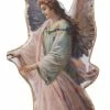 ShiShi Christmas Heavenly Angel Ornament, Decoupage On Metal