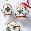 Raz Jeweled Holly Glass Ornaments 1 Raz Jeweled Holly Glass Ornaments