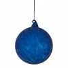 TheHolidayBarn.com New! Jim Marvin Blue Marble Ice Glass Ball Ornaments