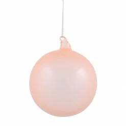 Winward New! Jim Marvin Light Coral Bubblegum Glass Ornaments